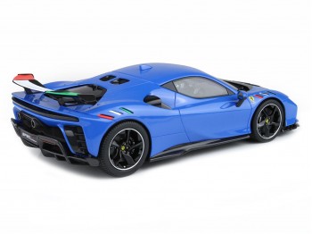 Ferrari SF90 XX Stradale BBR Models 1/18 P18237ITA1 French Blue with display case