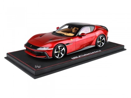 Ferrari 12Cilindri BBR Models 1/18 P18254G Rouge Ardent Métallisé