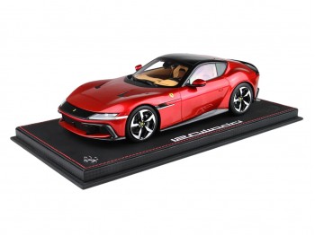 Ferrari 12Cilindri BBR Models 1/18 P18254G Rouge Ardent Métallisé