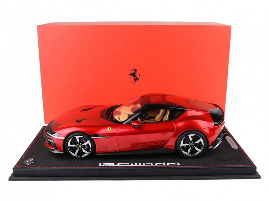 Ferrari 12Cilindri BBR Models 1/18 P18254G Rouge Ardent Métallisé