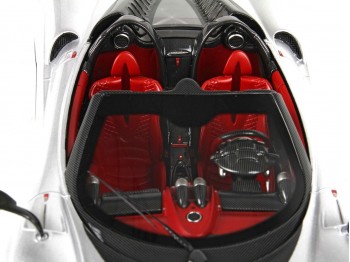 Pagani Huayra Roadster BBR Models 1/18 P18148I Gris Micalisé avec vitrine
