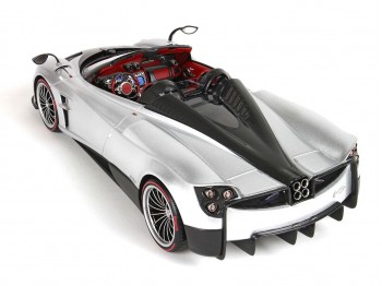 Pagani Huayra Roadster BBR Models 1/18 P18148I Gris Micalisé avec vitrine