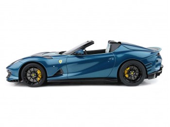 Ferrari 812 Competizione A BBR Models 1/18 P18209R Blu Capri Metallizzato con vetrina