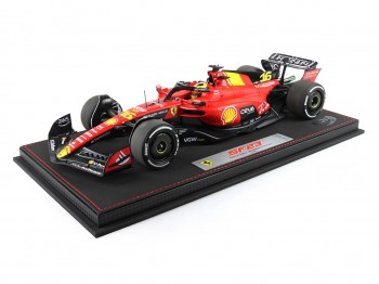 Ferrari SF-23 GP Italia Monza Charles Leclerc die-cast BBR Models 1/18 BBR231816BDIE con vetrina
