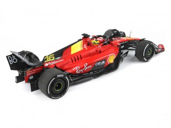 Ferrari SF-23 GP Italia Monza Charles Leclerc die-cast BBR Models 1/18 BBR231816BDIE con vetrina