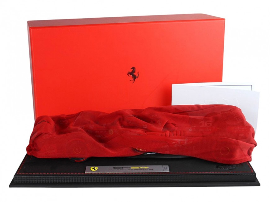Ferrari SF-23 GP Italy Monza Charles Leclerc Winner die-cast BBR Models 1/18 BBR241816DDIE with display case