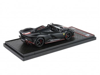 Ferrari Daytona SP3 Icona Spider Charles Leclerc BBR Models 1/43 BBRC267CL Nero Opaco