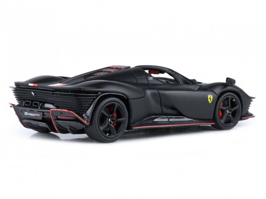 Ferrari Daytona SP3 Icona Spider Charles Leclerc BBR Models 1/43 BBRC267CL Noir Mat