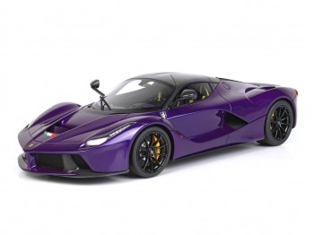 Ferrari LaFerrari BBR Models 1/18 P1867DUBAI Viola Metallizzato con vetrina