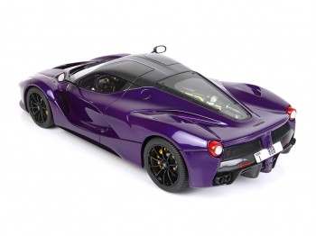 Ferrari LaFerrari BBR Models 1/18 P1867DUBAI Viola Metallizzato con vetrina