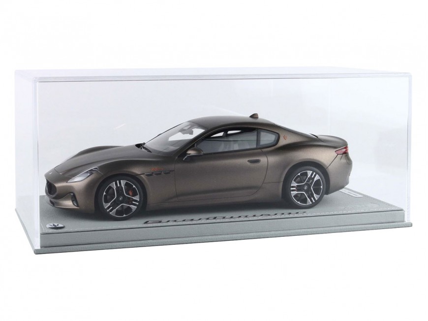Maserati Granturismo Folgore BBR Models 1/18 P18240A Cuivre Folgore avec vitrine