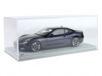Maserati GranTurismo Folgore BBR Models 1/18 P18240B Bleu Noble Métallisé avec vitrine