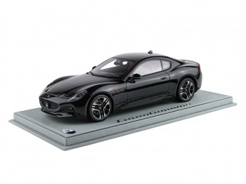 Maserati GranTurismo Folgore BBR Models 1/18 P18240C Absolute Black with display case