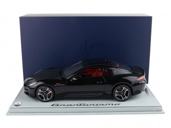 Maserati GranTurismo Folgore BBR Models 1/18 P18240C Absolute Black with display case