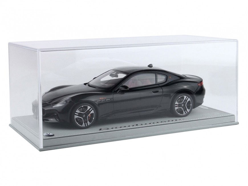 Maserati GranTurismo Folgore BBR Models 1/18 P18240C Noir Absolu avec vitrine