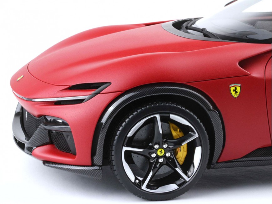 Ferrari Purosangue BBR Models 1/18 P18231G Rosso F1-75 Opaco tetto panoramico con vetrina