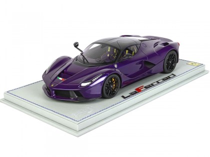 Ferrari LaFerrari BBR Models 1/18 P1867DUBAI Viola Metallizzato con vetrina