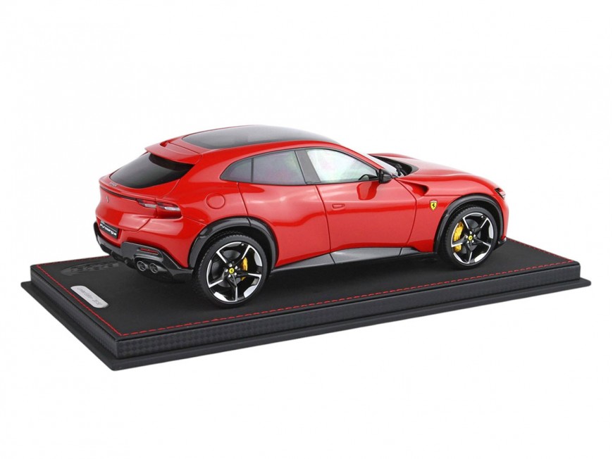 Ferrari Purosangue BBR Models 1/18 P18231N Rosso Corsa 322 tetto panoramico con vetrina