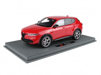 Alfa Romeo Tonale Veloce Plug-in Hybrid BBR Models 1/18 BBRC1856A Rouge Alfa avec vitrine