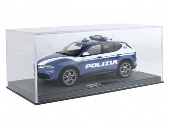 Alfa Romeo Tonale Setup Police BBR Models 1/18 BBRC1856POL with display case