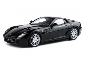 Ferrari 599 GTB Fiorano Manual Gearbox BBR Models 1/18 BBR1872D DS Black with display case