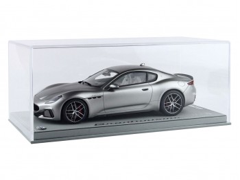 Maserati GranTurismo Trofeo BBR Models 1/18 P18227B Gris Maratea Mat avec vitrine