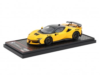 Ferrari SF90 XX Stradale BBR Models 1/43 BBRC285FCF Jaune Trois Couches