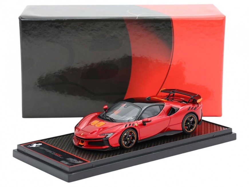 Ferrari SF90 XX Stradale BBR Models 1/43 BBRC285M Rouge Ardent