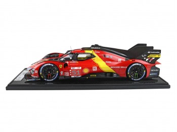 Ferrari 499P Winner Le Mans 2023 Car n.51 BBR Models 1/12 BBR1219 avec vitrine