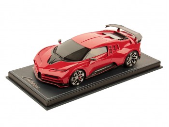 Bugatti Centodieci MR Collection 1/18 BUG011C Italie Rouge avec vitrine
