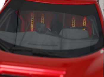 Ferrari 296 Challenge BBR Models 1/18 P18242D Rouge Ardent avec vitrine
