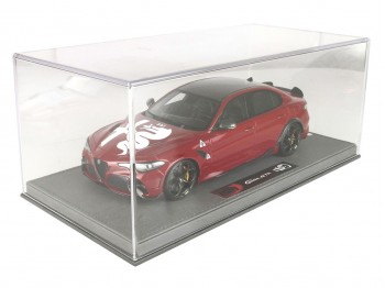 Alfa Romeo Giulia GTA BBR Models 1/18 BBRC1851AR1 Competition Red with display case