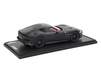 Ferrari 12Cilindri BBR Models 1/18 P18254E Noir Mat toit panoramique avec vitrine