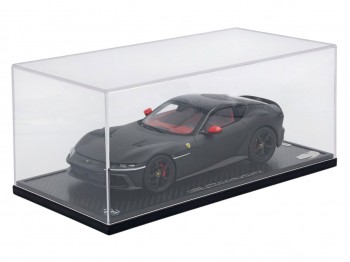 Ferrari 12Cilindri BBR Models 1/18 P18254E Noir Mat toit panoramique avec vitrine