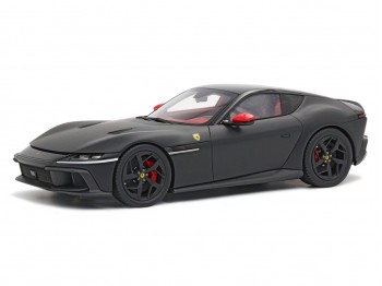 Ferrari 12Cilindri BBR Models 1/18 P18254E Noir Mat toit panoramique avec vitrine