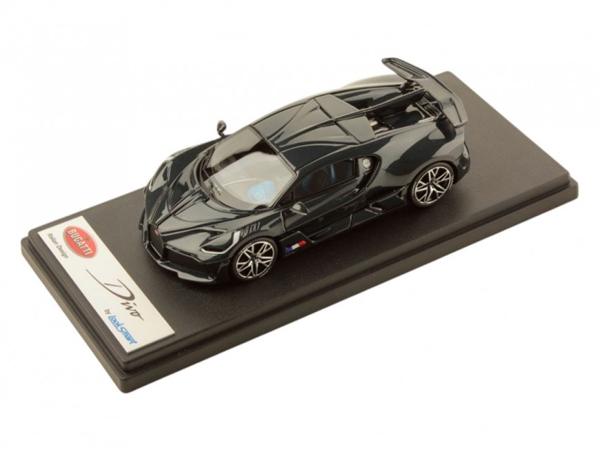 Bugatti Divo Looksmart 1/43 LS497H Bleu Carbone Brillant
