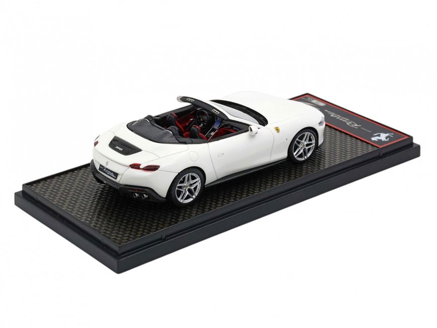 Ferrari Roma Spider BBR Models 1/43 BBRC282C Cervin Blanc