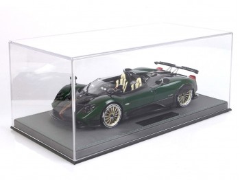 Pagani Zonda HP Barchetta BBR Models 1/18 P18161GREEN1 Fibra di Carbonio Verde con vetrina