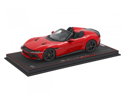 Ferrari 12Cilindri Spider BBR Models 1/18 P18251A Rosso Corsa con vetrina