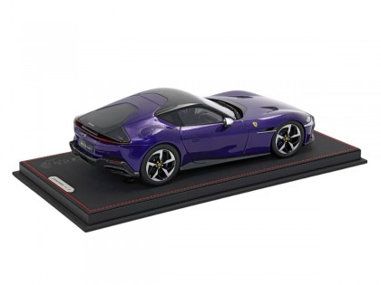 Ferrari 12Cilindri BBR Models 1/18 P18254C Viola Al Humaid tetto panoramico con vetrina 2