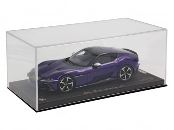 Ferrari 12Cilindri BBR Models 1/18 P18254C Violet Al Humaid toit panoramique avec vitrine