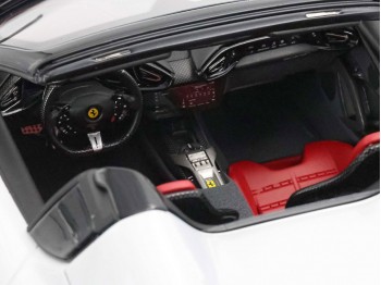 Ferrari 12Cilindri Spider BBR Models 1/18 P18251B Arctic White with display case