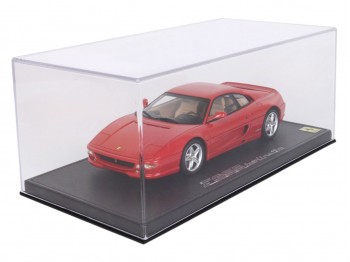 Ferrari F355 Berlinetta Boîte de Vitesses Manuelle BBR Models 1/18 P18140A Rouge Corsa 322 avec vitrine