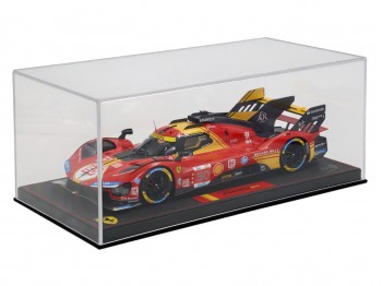 Ferrari 499P Winner Le Mans 2024 Car n.50 BBR Models 1/18 P18252A avec vitrine