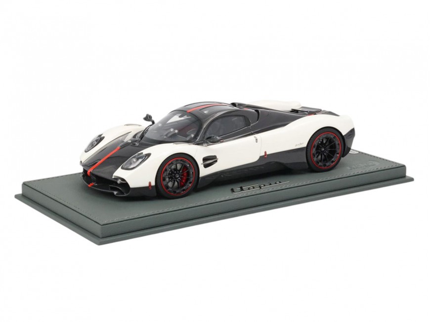 Pagani Utopia BBR Models 1/18 P18223H Bianco Benny con vetrina