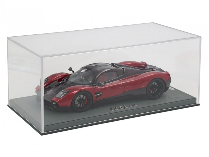 Pagani Utopia BBR Models 1/18 P18223I Dubai Red with display case