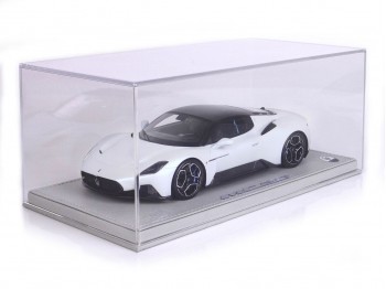 Maserati MC20 BBR Models 1/18 P18191A Bianco Audace con vetrina