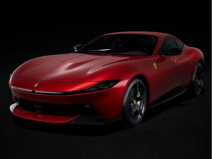 Ferrari Amalfi BBR Models 1/18 P18272C Rosso Portofino con vetrina