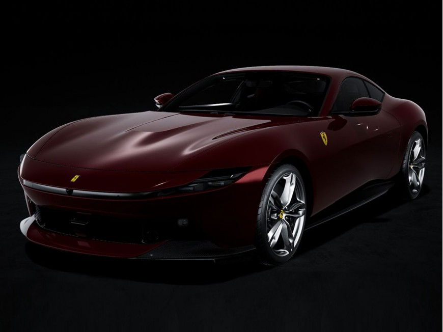 Ferrari Amalfi BBR Models 1/18 P18272D Rubino con vetrina
