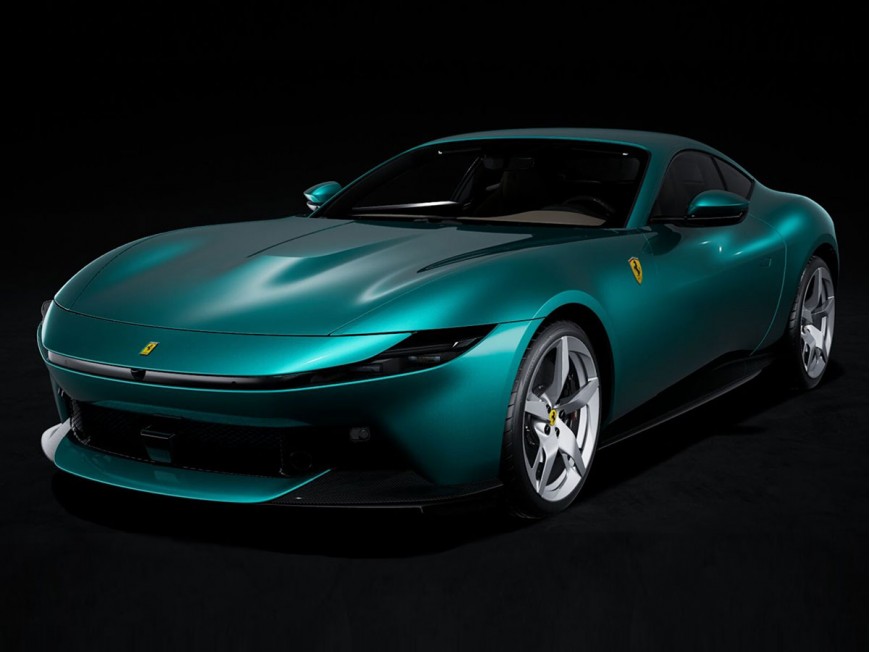 Ferrari Amalfi BBR Models 1/18 P18272E Verde Costiera con vetrina